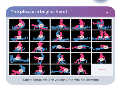 Sex Chair Height Adjustable Sex Position Enhancer Chair for Love Partner Couples for Adult SM Games
