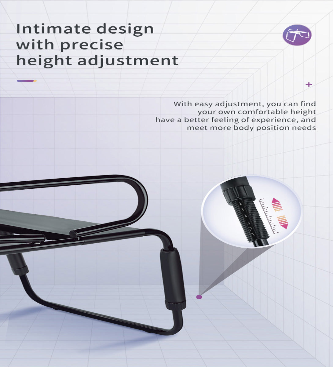 Sex Chair Height Adjustable Sex Position Enhancer Chair for Love Partner Couples for Adult SM Games