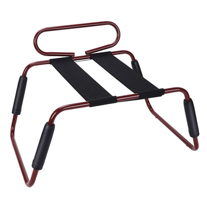 Sex Chair –Height Adjustable Sex Position Enhancer Chair for Love Partner Couples,Wine red sex chair