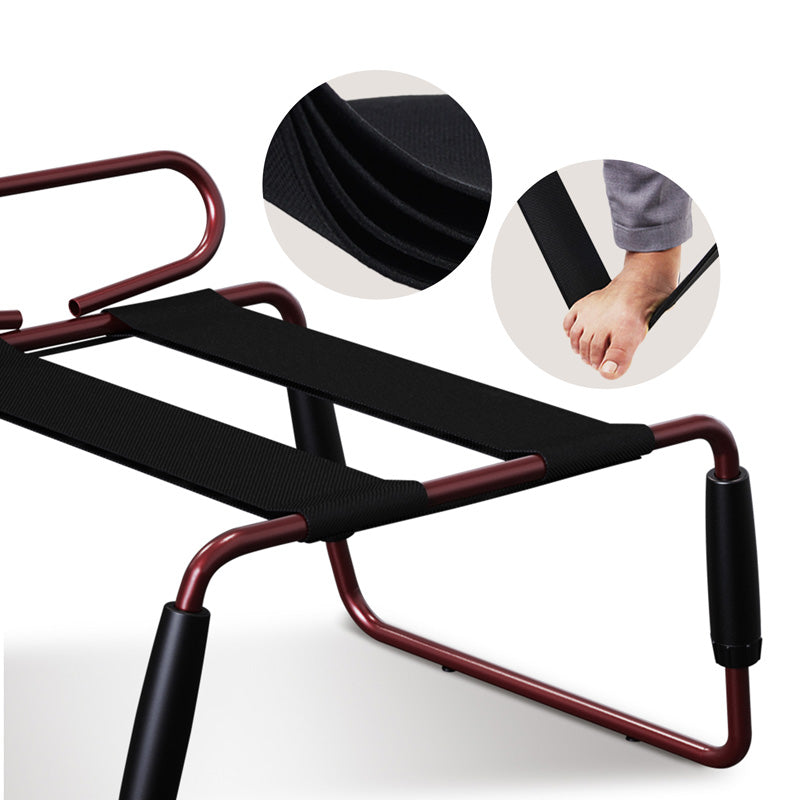 Sex Chair –Height Adjustable Sex Position Enhancer Chair for Love Partner Couples,Wine red sex chair